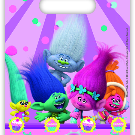 Bolsa Chuches/Juguetes Papel: TROLLS /Ref: 87018