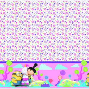 .Pack 1 Und. Mantel Plástico 1,80m x 1,20m Minions /Ref: 89910