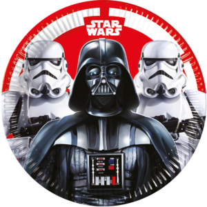 .Pack 8 Unds. PLATOS 23cm STAR WARS & HEROES /Ref: 94056