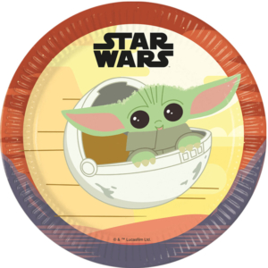.Pack 8 Unds. PLATOS 23cm Star Wars Mandalorian /Ref: 93446