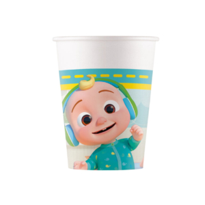 .8 UNDS. VASOS PAPEL 200ml COCOMELON /Ref: 93509