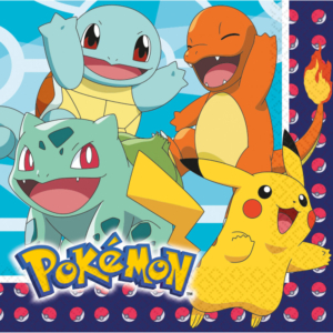 .Pack 16 Unds. SERVILLETAS 33×33 POKEMON /Ref: 9904821