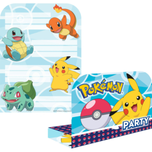 1 Pack de 8 Invitaciones POKEMON /Ref: 9904829