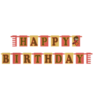 .Banderín Harry Potter H. Bday /Ref: 9905195