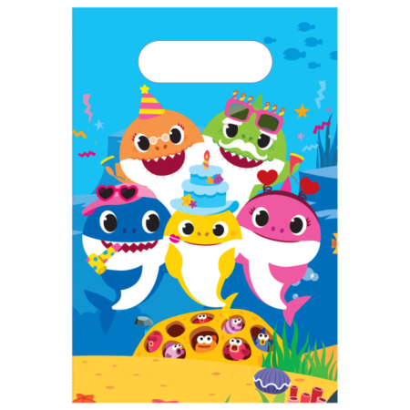 Bolsas Papel Baby Shark 23,4X16,2cm /Ref: 9908479