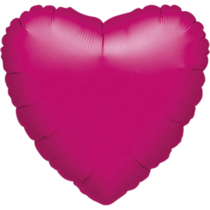 18″/45cm Globo Corazón Fuchsia / Ref: 11566 02