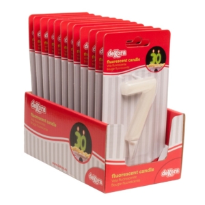  *VELA FLUORESCENTE Nº 7 – 6CM /Ref: 345273