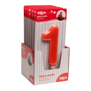  *VELA GIGANTES Nº 1 – 15CM /Ref: 345278