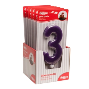  *VELA GIGANTES Nº 3 – 15CM /Ref: 345280