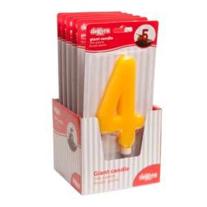  *VELA GIGANTES Nº 4 – 15CM /Ref: 345281