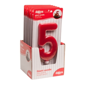  *VELA GIGANTES Nº 5 – 15CM /Ref: 345282