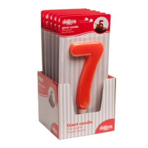  *VELA GIGANTES Nº 7 – 15CM /Ref: 345284