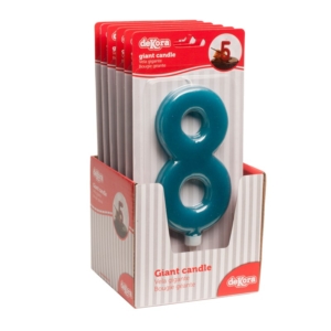 *VELA GIGANTES Nº 8 – 15CM /Ref: 345285