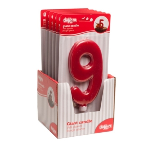  *VELA GIGANTES Nº 9 – 15CM /Ref: 345286