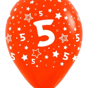 B/12 Globos Surtidos 30cm Ø (Nº 5) /Ref: R12-Nº 5