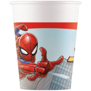 .8 UNDS. VASOS PAPEL 200ml SPIDERMAN CRIME FSC /Ref: 93864