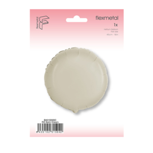 globo circulo foil crema