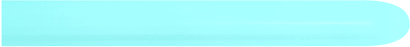 B/100 Globos Latex Modelar Fashion Solido Azul Celeste 2,5cm X 150cm /Ref: 160-039