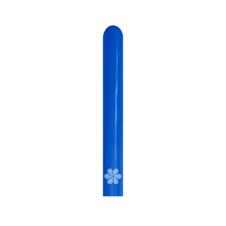 B/20 Globos Latex Modelar Fashion Solido Azul Rey 7.5cm X 150cm /Ref: 360-041-20