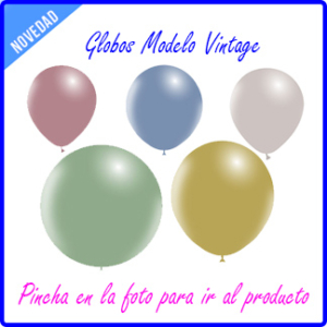 Globos modelo Vintage