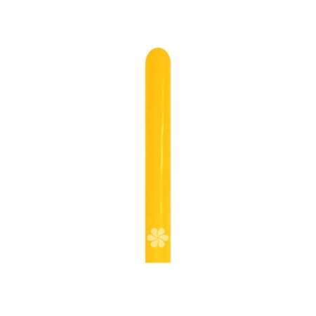 B/50 Globos Latex Modelar 260 Sempertex Fashion Solido Amarillo Miel 5cm X 150cm /Ref: 260-021