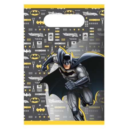 8 Bolsas Chuches/Juguetes Papel: Batman 15,8 X 23,6cm /Ref: 9915097