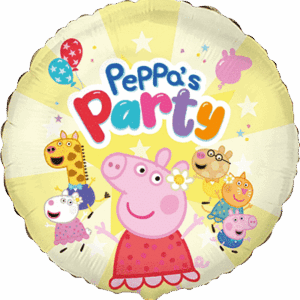 18″/45cm Globo Happy Peppa Blue /Ref: 401626