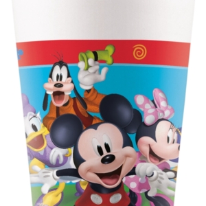 .Pack 8 Unds. VASOS PAPEL 200ml MICKEY ROCK HOUSE FSC /Ref: 93823