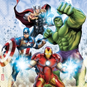 .Pack 20 Unds. SERVILLETAS 33 X 33cm AVENGERS INFINITY FSC /Ref: 93873