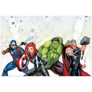 .Pack 1 Und. Mantel Plástico 1,80m x 1,20m Avengers /Ref: 93874