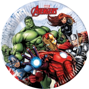 .Pack 8 Unds. PLATOS 20cm AVENGERS INFINITY FSC /Ref.: 94055