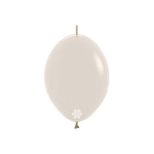 B/25 Globos Latex Link-O-Loon Pastel Dusk Crema 29cm