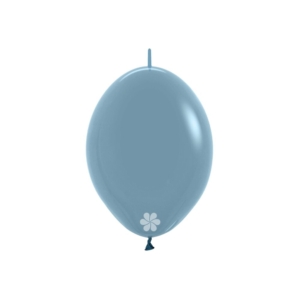 B/25 Globos Latex Link-O-Loon Pastel Dusk Azul 29cm