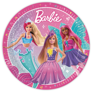 .Pack 8 Unds. Platos 23cm Barbie Fsc /Ref: 94566