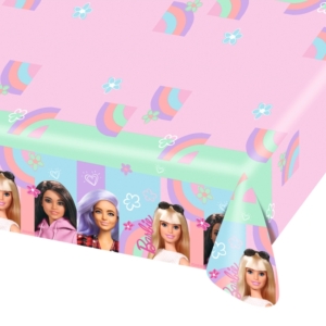 .Pack 1 Und. Mantel Papel Barbie Dulce 120X180cm /Ref: 9915480