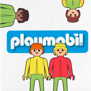 .Pack 20 Unds. Servilletas 33 x 33cm Playmobil /Ref: BS10628