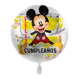17/43CM MICKEY FELIZ CUMPLEAÑOS CIRCULO /Ref: 121-DIS