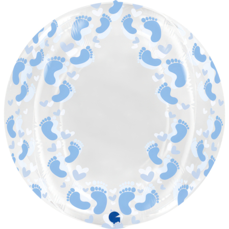 .Orbz Burbuja Cristal Pies Azul 48cm Sin Valvula – Sin Empaquetar (0,063m3) /Ref: G740115-23
