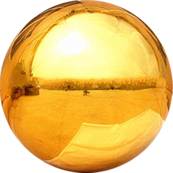 ***° Esfera Mirror Balls Oro 1.5m Con Valvula + Kit Pinchazo / Ref: I002-15