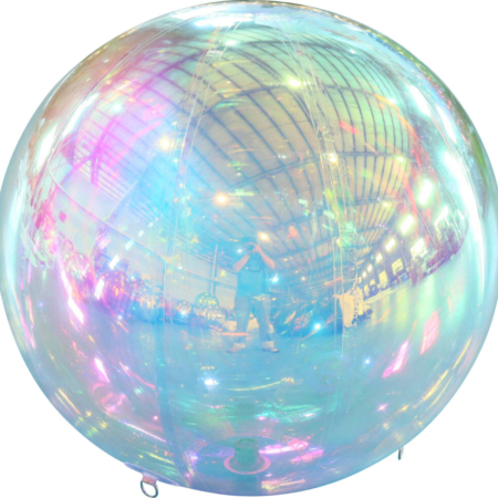 ,,,-Esfera Mirror Balls Iriscente 1.5m Con Valvula + Kit Pinchazo / Ref: I004-15
