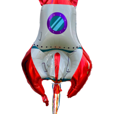 -Piñatas Hinchables Foil Cohete (Reutilizable) /Ref: PG849110