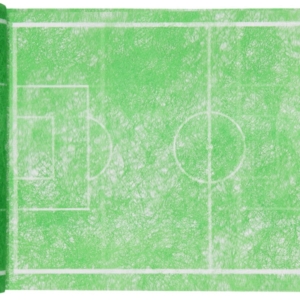 Camino Mesa Futbol 30cm X 5m Tej.No Tejido Poliester /Ref: 3832-10