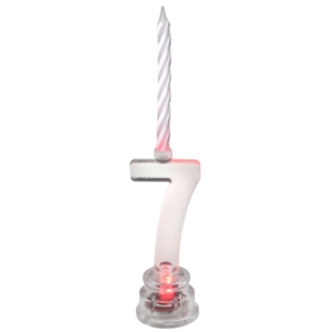 *.Vela Led Nº 7 3.5X13cm Parafina Y Plastico /Ref: 5861-7