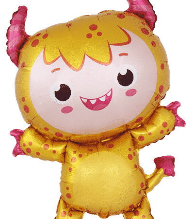 -Baby Monster Amarillo 34X87cm /Ref: B901903Y