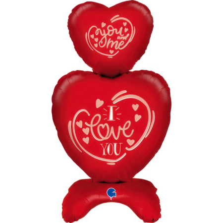Airloonz Corazon Rojo I Love You 38X68X23cm (Aire) / Ref: G700027