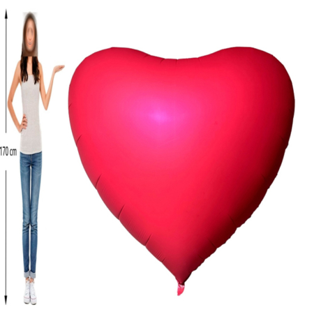 Globo foil rojo 170cm