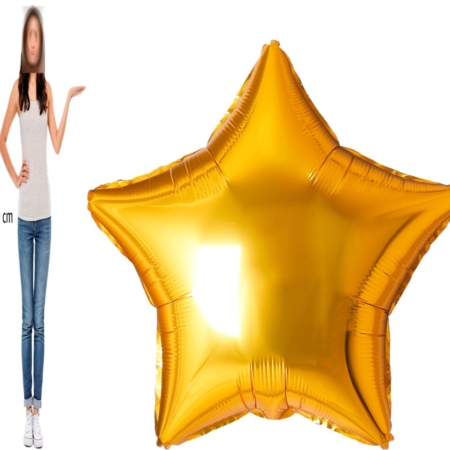 ,1,7m Jumbo Estrella Foil Oro 170cm / 68 pulgadas / Ref: FC68008