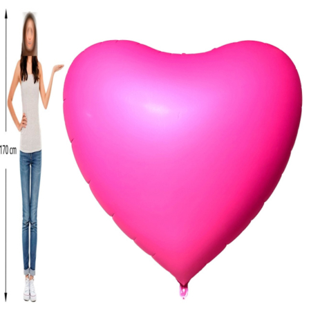 Globo foil rosa 170 cm