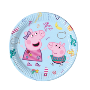 Pack 8 unds. platos 23cm peppa pig