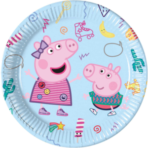 .Pack 8 Unds. Platos 23cm Peppa Pig Fsc /Ref: 93436